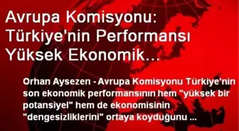 Avrupa Komisyonu: Türkiye'nin Performansı Yüksek Ekonomik Potansiyelini ve Ekonomideki...