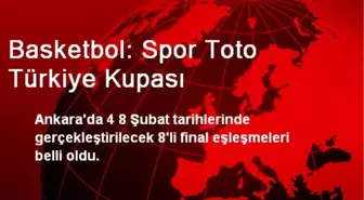 Basketbol: Spor Toto Türkiye Kupası