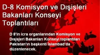 D-8 Komisyon ve Dışişleri Bakanları Konseyi Toplantıları