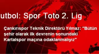Futbol: Spor Toto 2. Lig