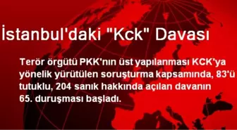 İstanbul'da KCK Davasının 65. Duruşması Başladı