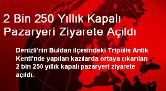 2 Bin 250 Yıllık Kapalı Pazaryeri Ziyarete Açıldı