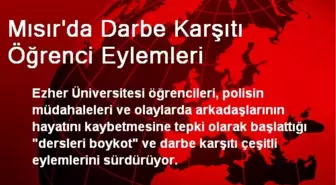 Mısır'da Darbe Karşıtı Öğrenci Eylemleri