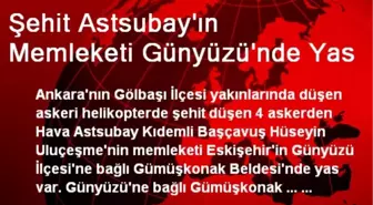 Şehit Astsubay'ın Memleketi Günyüzü'nde Yas