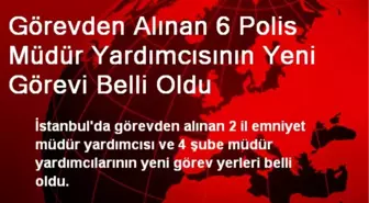 Görevden Alınan 6 Polis Müdür Yardımcısının Yeni Görevi Belli Oldu