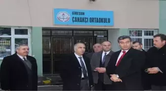 Vali Karahan, Çanakçı'da Ziyaret ve İncelemelerde Bulundu