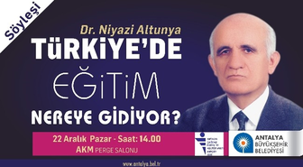 Büyükşehir'den 'Türkiye'de Eğitim Nereye Gidiyor?' Konulu Söyleşi