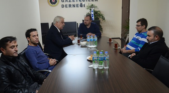 Erdoğan Kaplan'dan Çorlu Gazeteciler Derneği'ne Ziyaret