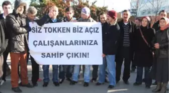 Ktü Farabi Hastanesi'nde İşten Çıkarılan İşçiler