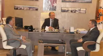 MHP Adayı Çamaş'tan Başkan Burma'ya Ziyaret