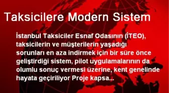 Taksicilere Modern Sistem