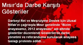 Mısır'da Darbe Karşıtı Gösteriler Düzenlendi