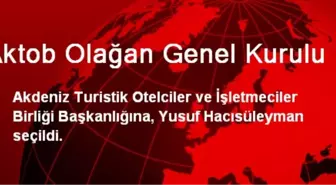 AKTOB'un Yeni Başkanı Yusuf Hacısüleyman Oldu