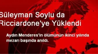 Süleyman Soylu da Ricciardone'ye Yüklendi