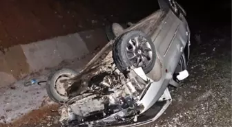 Takla Atan Otomobildeki 3 Kişi Yaralandı