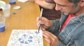 Sorgun'da Engellilere Yönelik Çinicilik Kursu Başladı