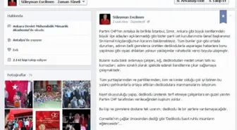Başkan Evcilmen İddialara Facebook'tan Yanıt Verdi