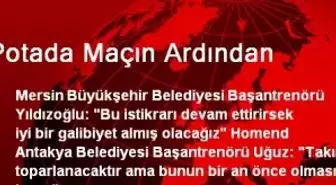 Mersin Büyükşehir Belediyesi Başantrenörü Açıklaması
