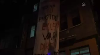 CHP'de pankartlı eylem devam ediyor -