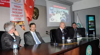 Manisa'da İtfaiyesine Olay Yeri İnceleme Dersi