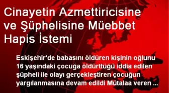 Cinayetin Azmettiricisine ve Şüphelisine Müebbet Hapis İstemi