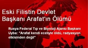 Eski Filistin Devlet Başkanı Arafat'ın Ölümü