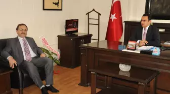 Başkan Şahin'den Kaymakam Çağlar'a Hayırlı Olsun Ziyareti