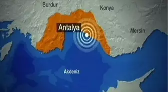 Antalya'daki Deprem