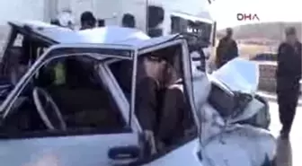 Kırıkkale de Trafik Kazası 2'si Ağır 3 Kişi Yaralandı