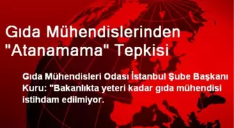 Gıda Mühendislerinden 'Atanamama' Tepkisi