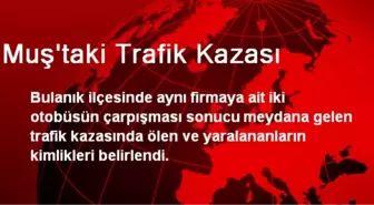 Muş'taki Trafik Kazası