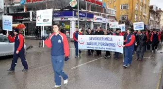 Aksaray'da Sağlıklı Yaşam Yürüyüşü