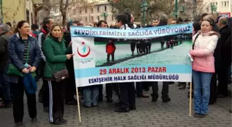 Eskişehir'de 'Sevdiklerimizle Sağlığa Yürüyoruz' Halk Yürüyüşü