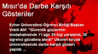 Mısır'da Darbe Karşıtı Gösteriler