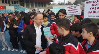 Zonguldak'ta 'Sevdiklerimizle Sağlığa Yürüyoruz' Yürüyüşü Yapıldı