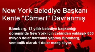 New York Belediye Başkanı Kente 'Cömert' Davranmış