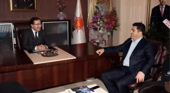 AK Parti Eski İl Başkanı Kuru, İl Başkanı Şahin'i Ziyaret Etti