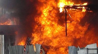 Arapgir'de Yangın