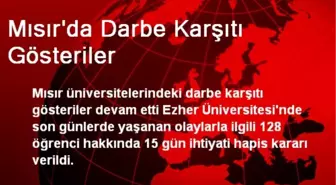 Mısır'da Darbe Karşıtı Gösteriler