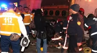Maslak'ta Otobüs Devrildi: 2 Ölü