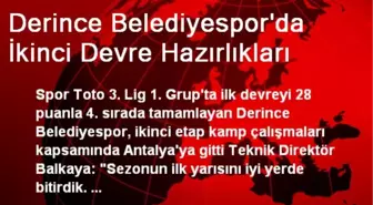 Derince Belediyespor'da İkinci Devre Hazırlıkları