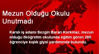 Karslı İş Adamı Korkmaz Mezun Olduğu Okulu Unutmadı