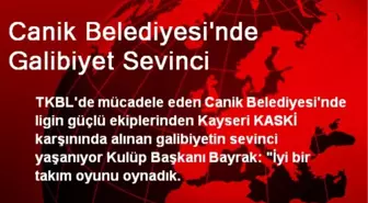 Canik Belediyesi'nde Galibiyet Sevinci