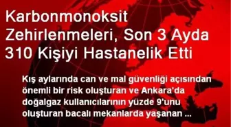 Karbonmonoksit Zehirlenmeleri, 310 Kişiyi Hastanelik Etti