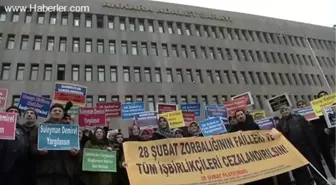 28 Şubat Platformu üyelerinin basın açıklaması -