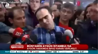 Bünyamin Aygün İstanbul'da