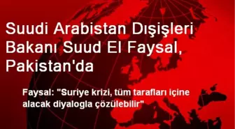 Suudi Arabistan Dışişleri Bakanı Suud El Faysal, Pakistan'da