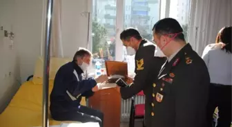 Jandarmadan Verem Hastalarına Ziyaret