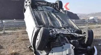 Otomobil Şarampole Yuvarlandı: 4 Yaralı