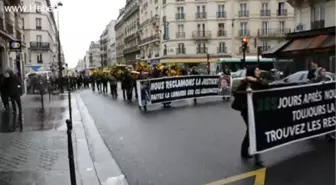 Paris'te Öldürülen 3 Kadın Anıldı